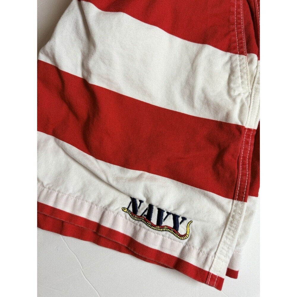 Chubbies Men's Shorts Medium Red White Shorts US Navy Embroidery 5" Inseam